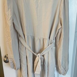 Elegant Cream Women's Coat